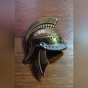 Vintage Roman Helmet pendant